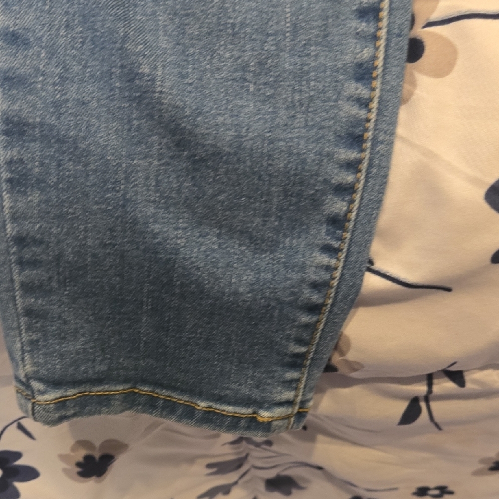 Mossimo From Target Blue High Rise Distressed Jeans - Picture 7 of 8